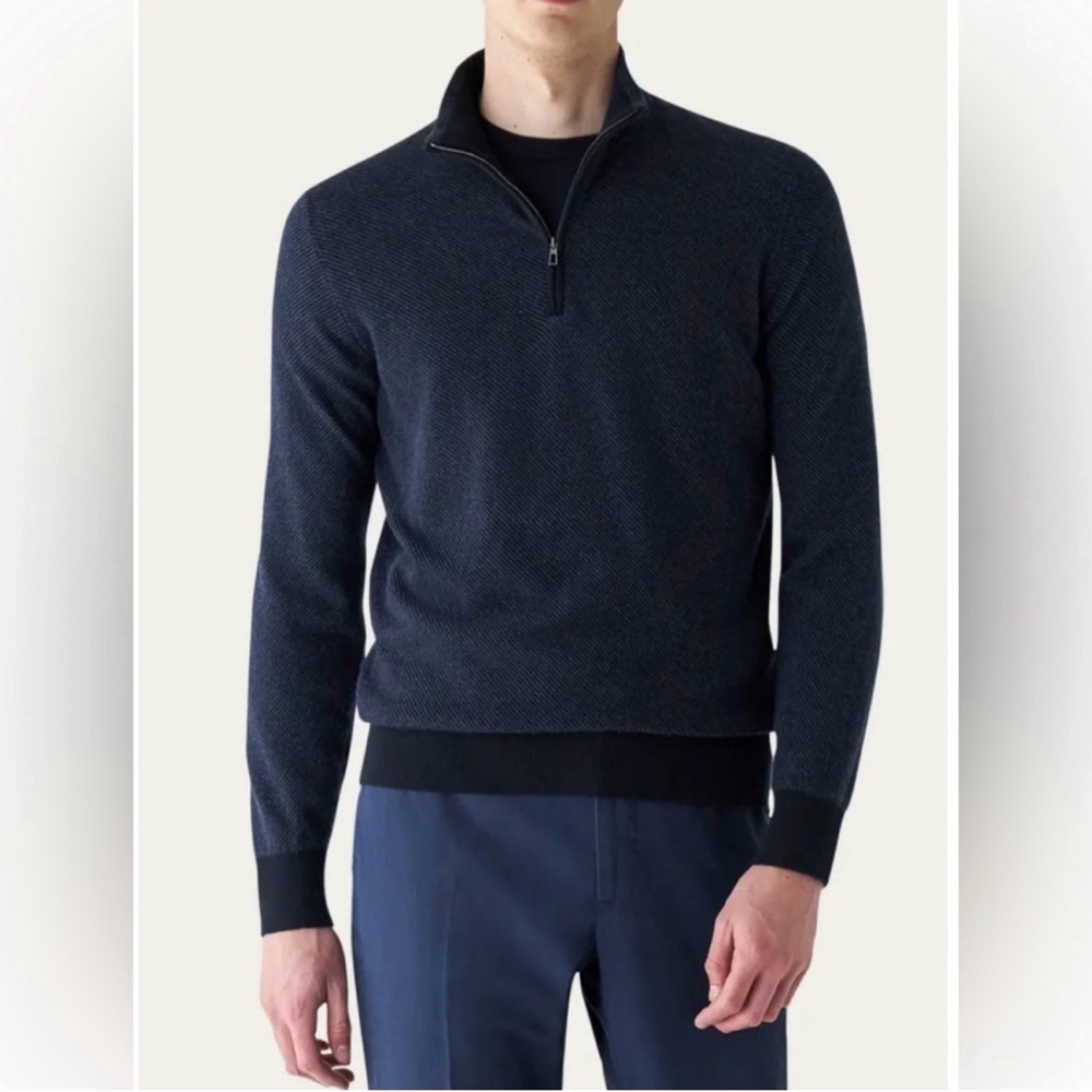 Loro Piana roadster half zip sweater